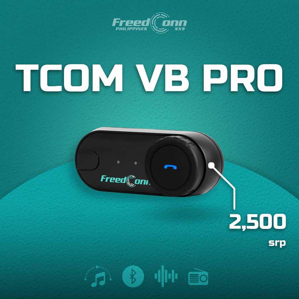 FreedConn TCOM-VB PRO Bluetooth 5.0 Motorcycle Intercom Helmet Headset –  TenPlus Auto Supply