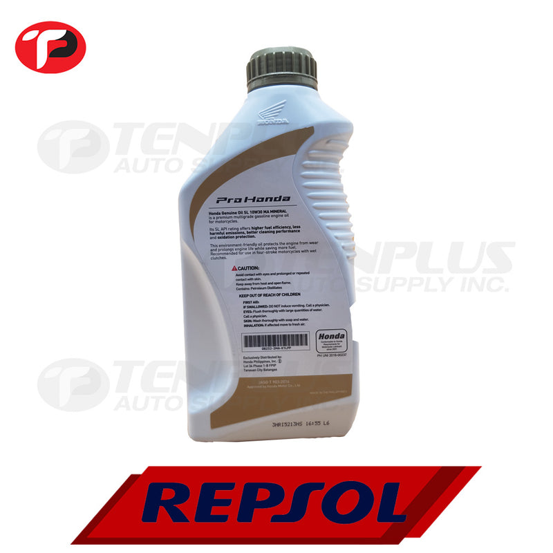 Pro Honda Genuine 10W30 MA (Gold) for 1L