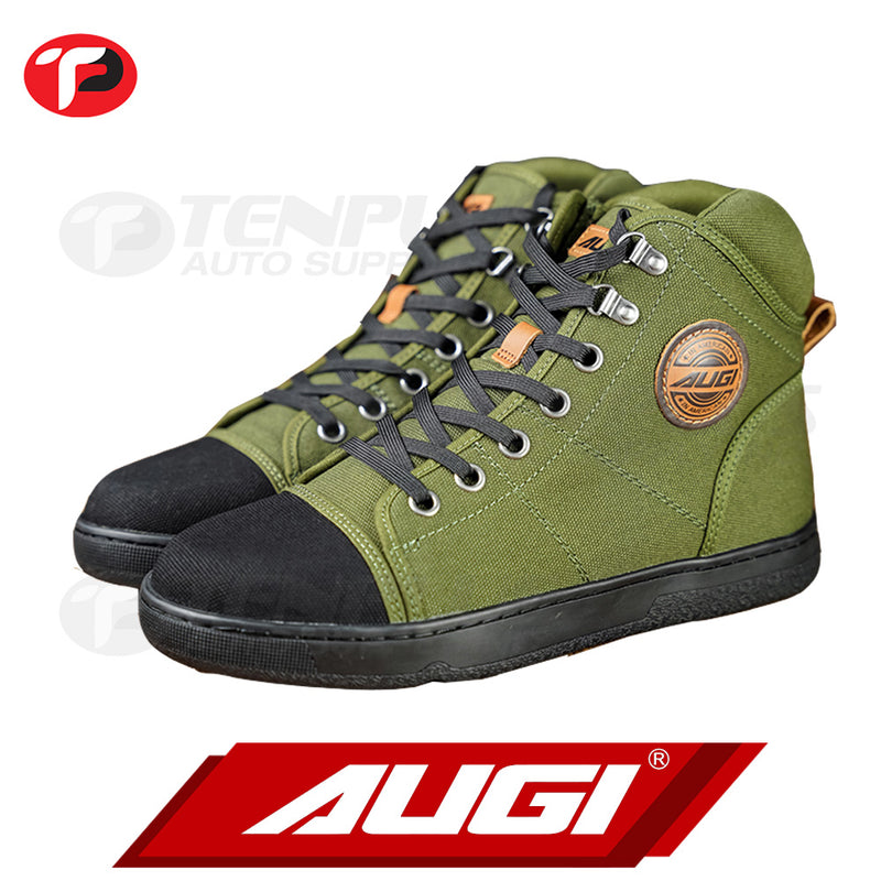 AUGI Urban Racing Boots AU-5 Olive Green