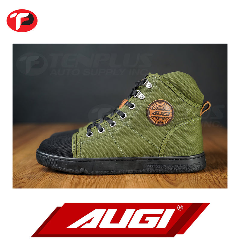 AUGI Urban Racing Boots AU-5 Olive Green