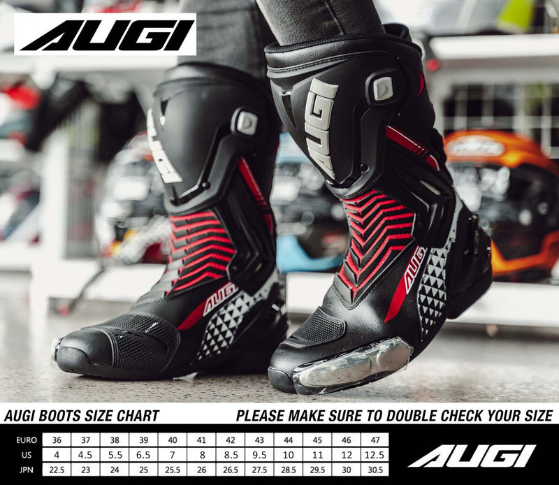 AUGI Urban Racing Boots AU-1 Black