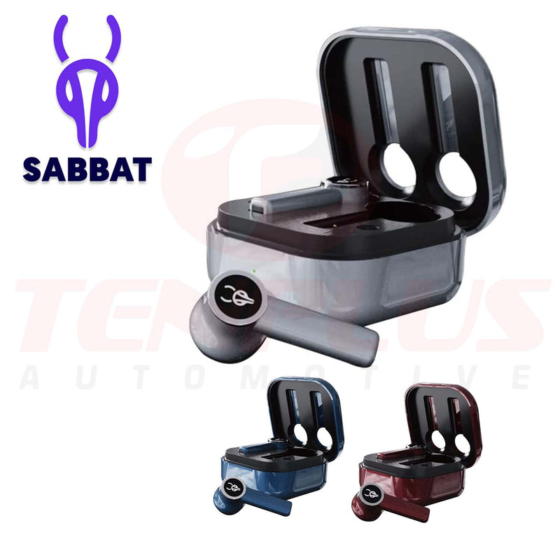 Sabbat E18 TWS Music and Gaming Earphones Surround Sound Bass 40ms Latency Dual-Mode Wireless BT 5.2