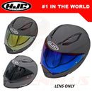 HJC Helmets Face Shield Lens for F70 Dark Smoke; Smoke; Iridum Gold; Silver; Blue; Fire Red