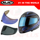 HJC Helmets Face Shield Lens for C70; IS-17 Clear; Dark Smoke; Smoke; Light Smoke; Iridium Gold; Blue; Silver