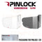 Pinlock Anti Fog Shield for RPHA 12 Clear; Dark Smoke