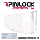 Pinlock Anti Fog Shield for HJC Helmets C10 Clear; Dark Smoke