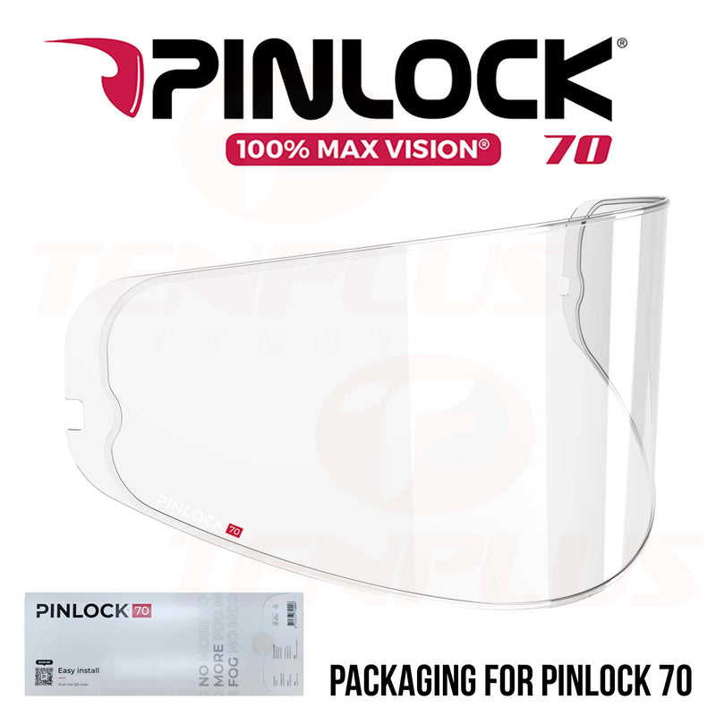 Pinlock Anti Fog Shield for HJC Helmets C10 Clear; Dark Smoke