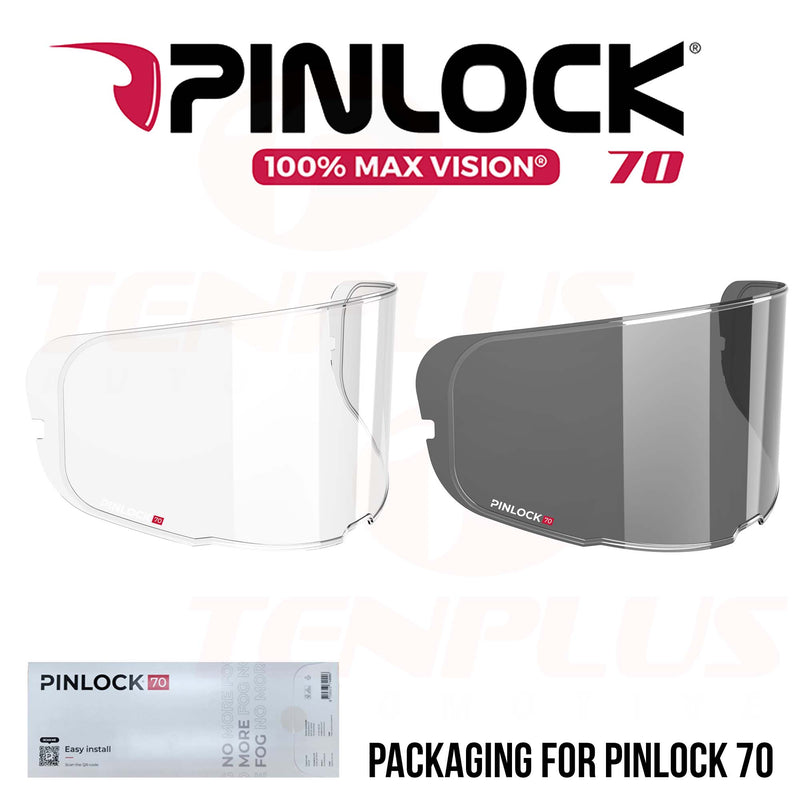 Pinlock Anti Fog Shield for HJC Helmets C10 Clear; Dark Smoke