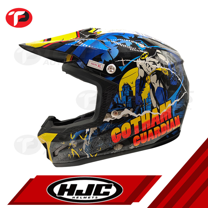 HJC - Casque Enfant CL-XY II Batman DC Comics MC23 / Bleu / Jaune / Rouge /  Noir