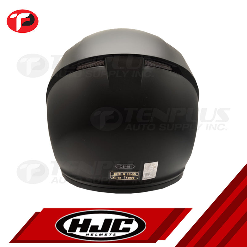 HJC Helmets CS-15 Flat Black Double D-Ring – TenPlus Auto Supply