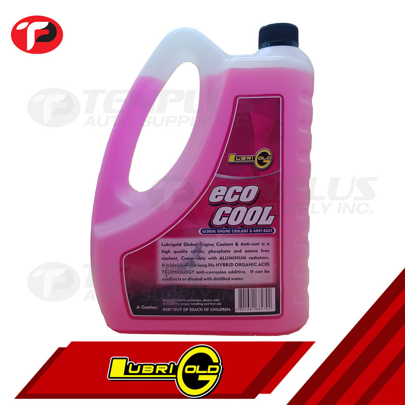 Lubrigold Eco Cool Coolant and Anti-Rust Pink 4L