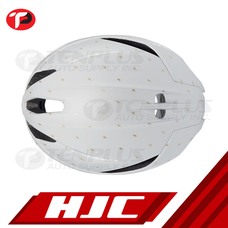 HJC Road Cycling Helmet FURION 2.0 Semi-Aero MT Off White Gold