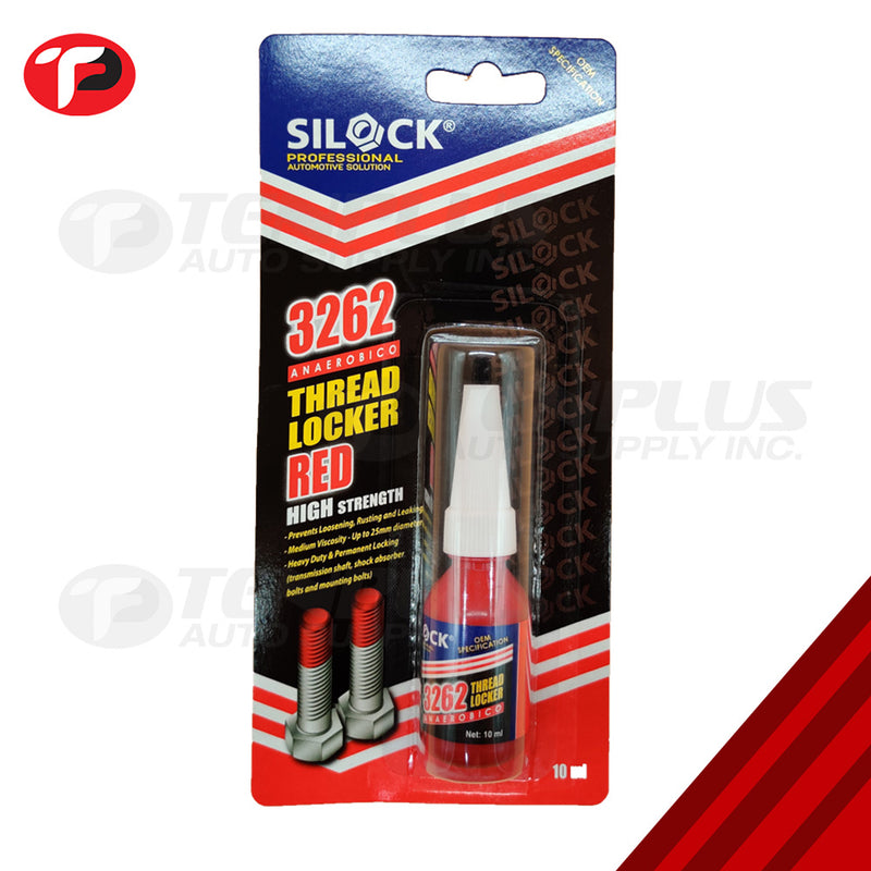 Silock Thread Locker Red High Strength 3262