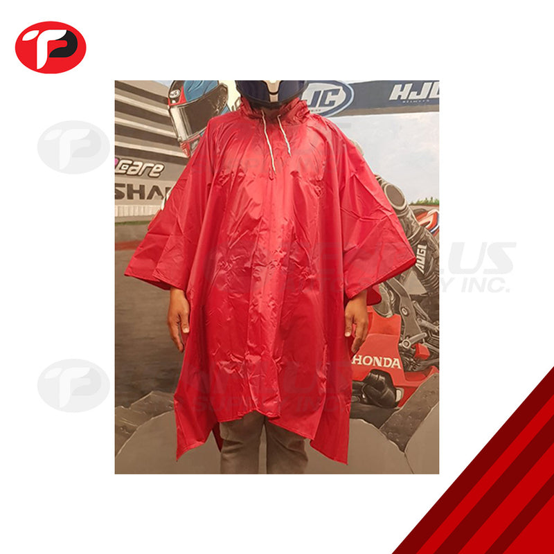 Raincoat Poncho Red; Neon Green; Orange; Navy Blue