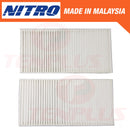 Nitro Cabin Filter Honda Civic VTEC 2007-2009; CR-V 2.4L 2007-2009 (Pair)