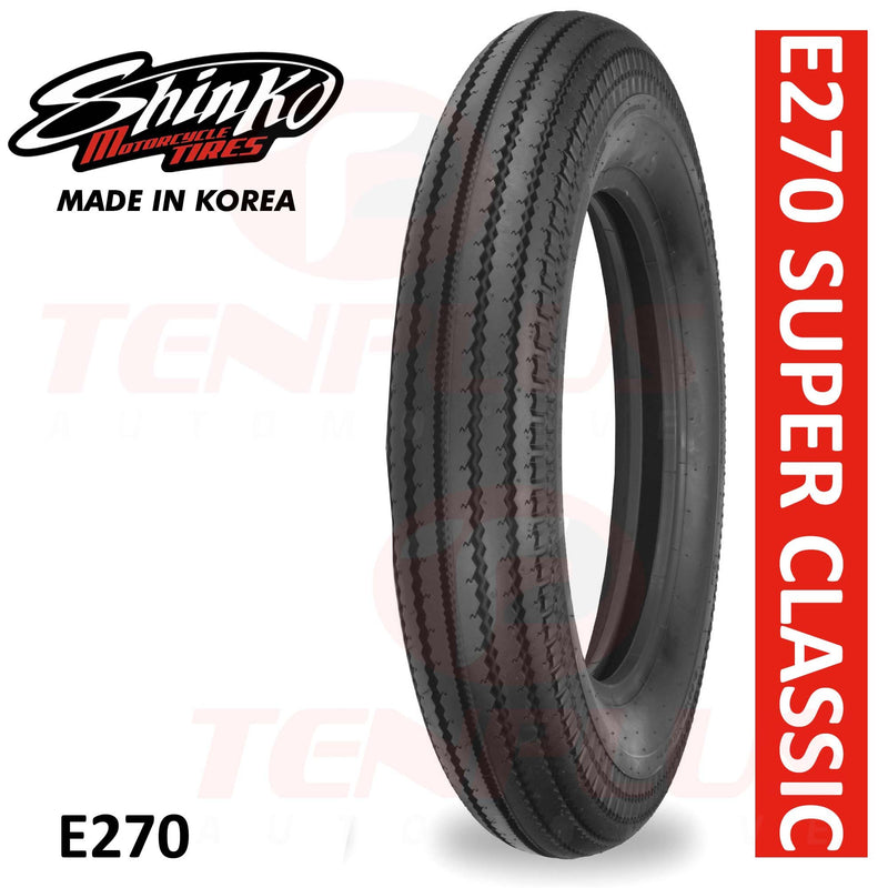 Shinko Motorcycle Tire Super Classic E270 4.00-19 F TT