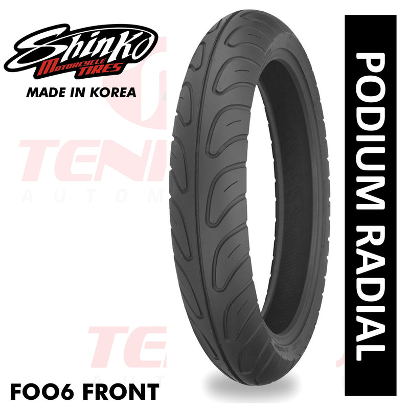 Shinko Motorcycle Tires Radial Podium 130/709ZR16 Front TL