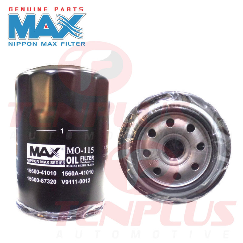 MAX Oil Filter Toyota Tamaraw FX; Revo 2L, 3L Diesel; Hiace, Ford Everest; Ranger