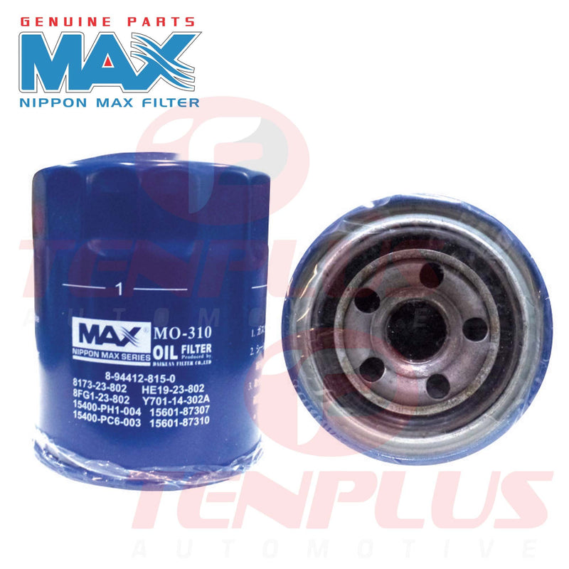 MAX Oil Filter Mazda B2200 (Primary); Telstar; Besta Honda Accord; City; CR-V