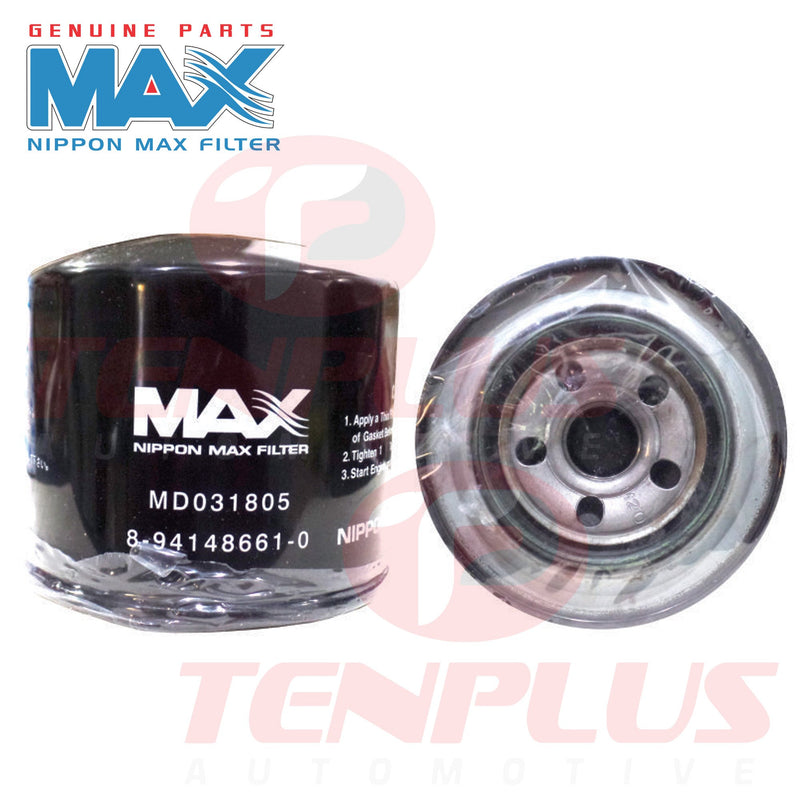 MAX Oil Filter Mitsubishi Lancer 1989-1992; Lancer 1.5; Galant; L300