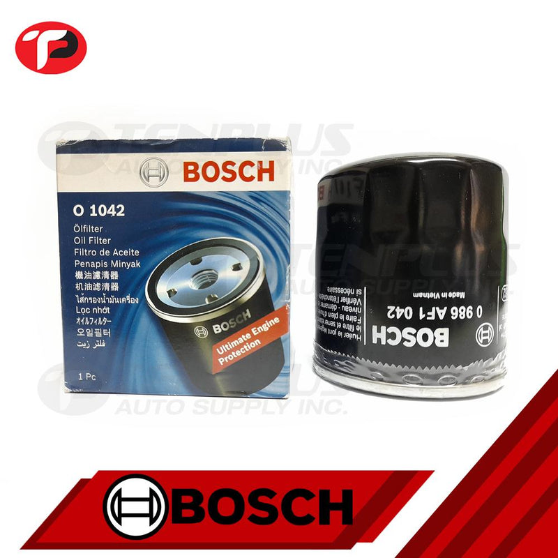 Bosch Oil Filter Hyundai H100; Ford Ranger 2.5 TD/TDCI 2007-2013; Hiace Commuter 3.0 (Diesel) 2007-2016; Hilux (C-111)