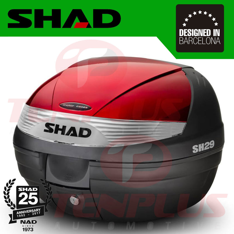 SHAD Motorcycle Box SH29 Black, Red