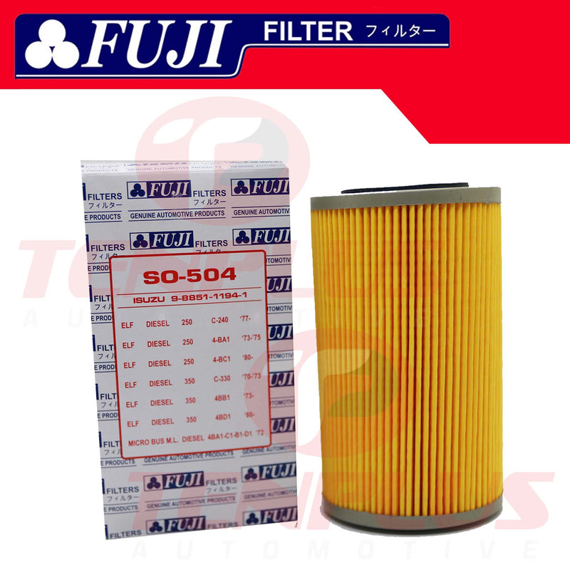 EURO FUJI Oil Filter Isuzu 4BA1, ELF, 4BC1, 4BB1