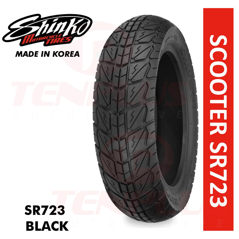 Shinko Motorcycle Tires Scooter SR723 130/70-12 Rear TL