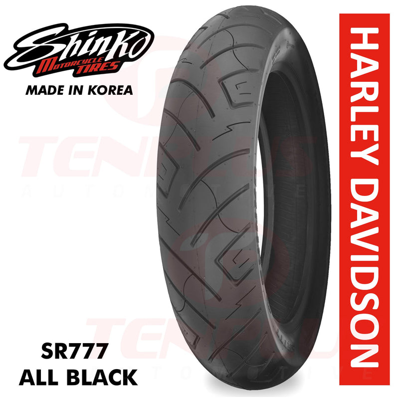 Shinko Motorcycle Tires SR777 ALL BLACK 140/90B16 Rear TL