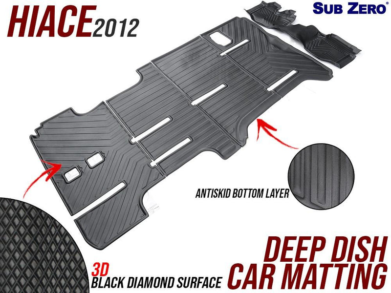 Sub Zero Deep Dish Matting Toyota Hiace 2012