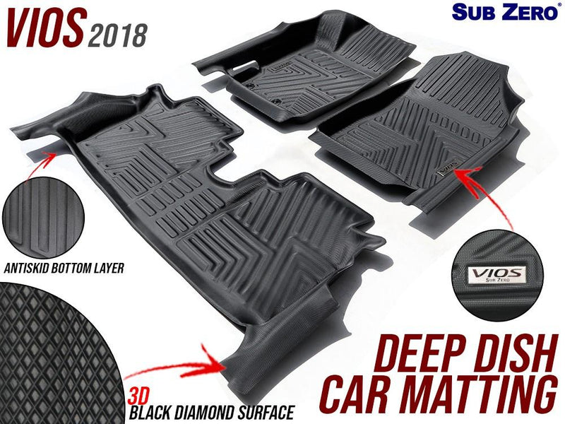Sub Zero Deep Dish Matting Toyota Vios 2018-2020