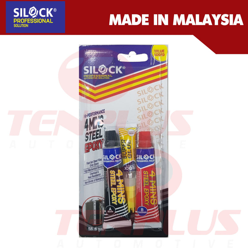 Silock 4 Minutes Steel Epoxy Kit