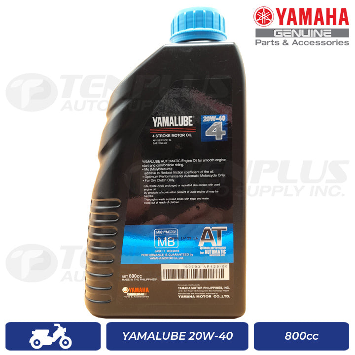 YAMALUBE Motorcycle Oil Automatic 20W40 800 ML