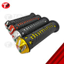 Domino Motorcycle Grip with Rubber End Universal Carbon