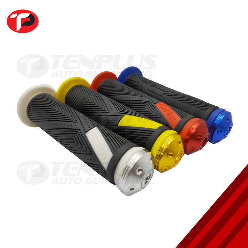 Domino Motorcycle Grip with Rubber End Universal Plain