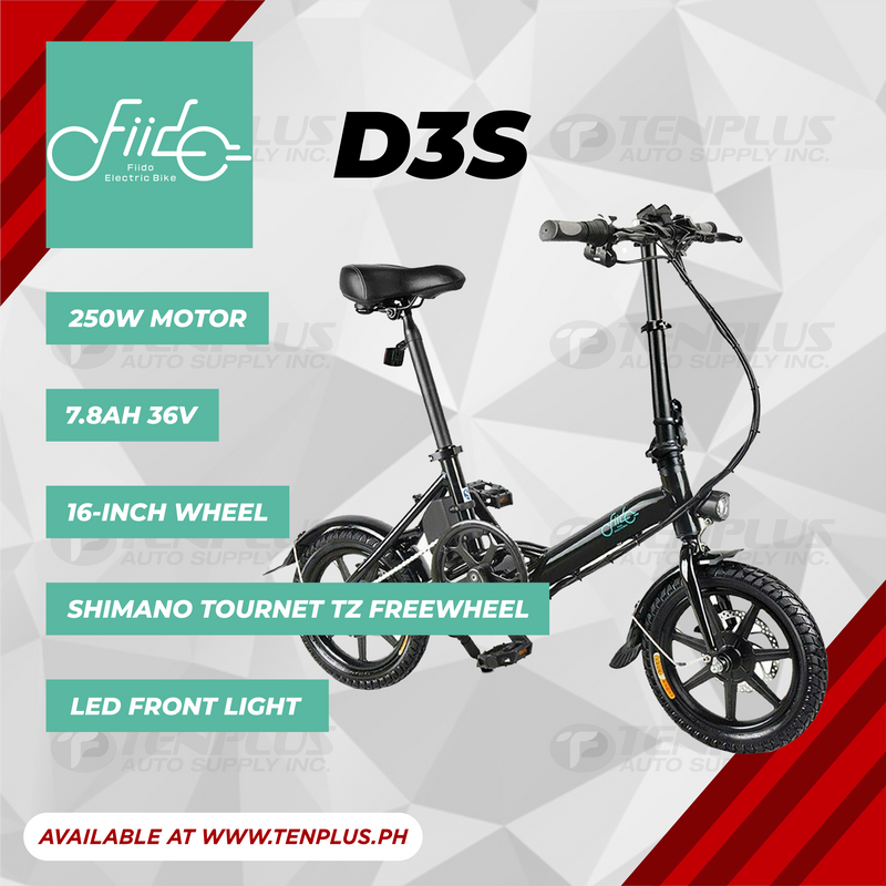 Fiido d3s deals folding electric bike