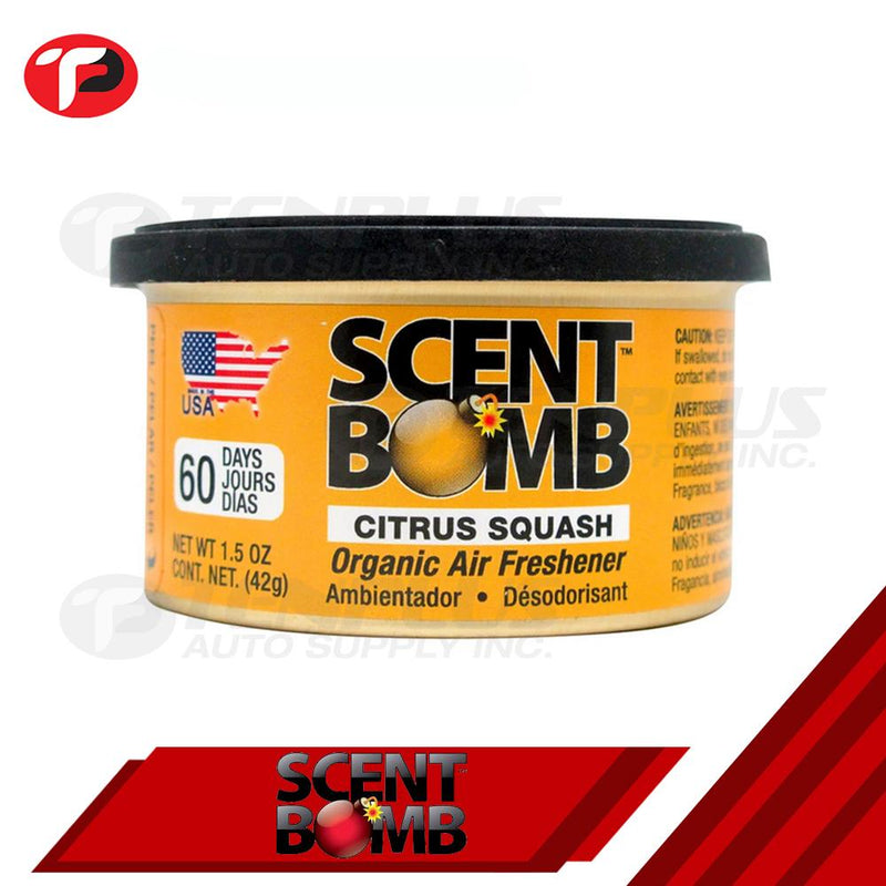 Scent Bomb Organic Citrus Squash Can 1.5oz